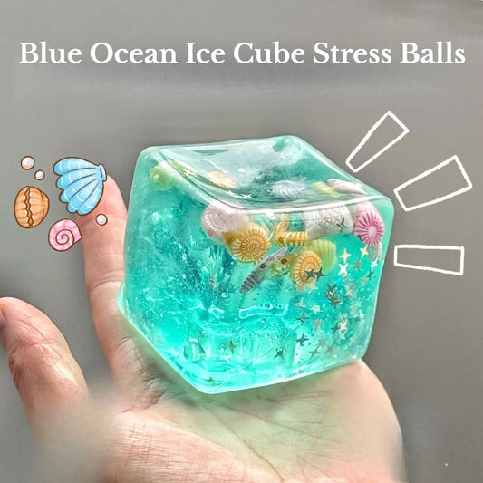 Adult Clear Stress-Relief Cube